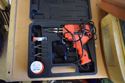 Lot 730 - ELECTRIC SOLDERING IRON WITH CASE