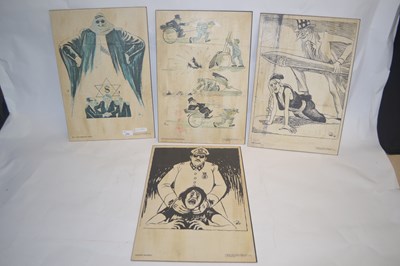 Lot 432 - 4 Russian Cold War era propaganda posters.