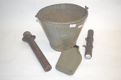 Lot 437 - Galvanised government issue fire bucket...