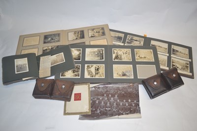 Lot 454 - Two leather utility belt pouches, together...