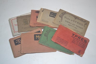 Lot 466 - A box containing assorted postcards of...