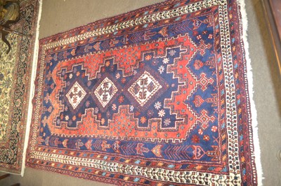 Lot 534 - A 20th Century Iranian wool floor rug...