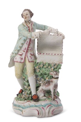 Lot 84 - An 18th Century Derby sweet meat figure, 23cm...