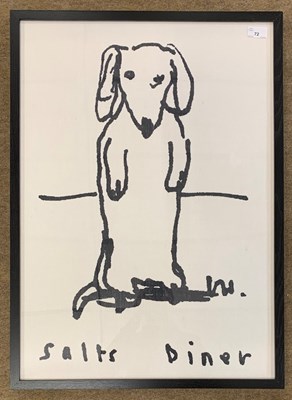 Lot 72 - David Hockney (b.1937), 'Diner Dog' print on...