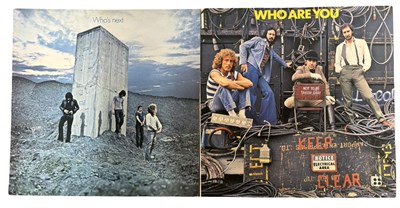 Lot 183 - THE WHO: A pair of 12" vinyl LPs:  - WHO ARE...