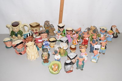 Lot 15 - Mixed Lot: Various character jugs to include...