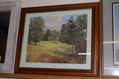 Lot 18 - Peter Owen Jones, golfing print titled From...