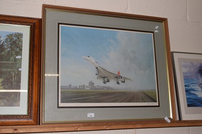 Lot 19 - Gerald Coulson coloured print British Airways...