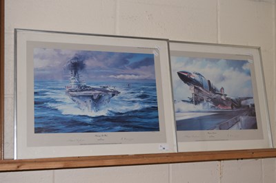Lot 20 - Robert Taylor two coloured prints Steaming...