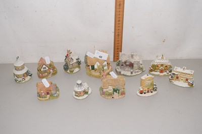 Lot 46 - A collection of Lilliput Lane model cottages
