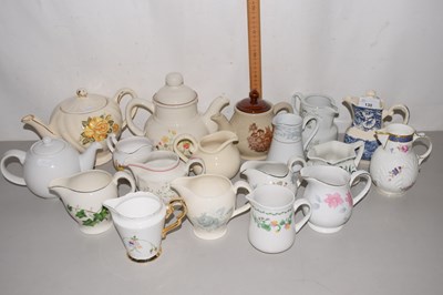 Lot 130 - Collection of various decorative jugs and teapots