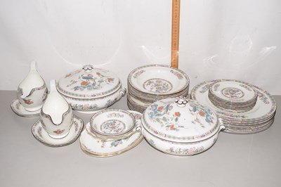 Lot 135 - Quantity of Wedgwood Kutani crane pattern...