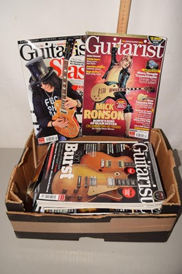 Lot 505 - Guitarist magazines and others similar