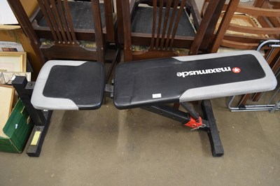 Lot 782 - MAXIMUSCLE EXERCISE BENCH