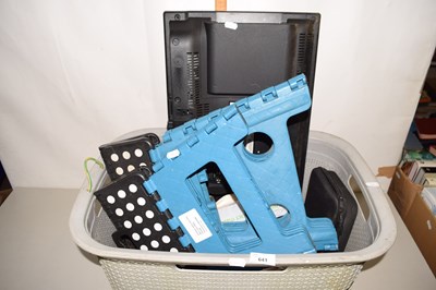 Lot 641 - Mixed Lot: Folding step stool, TV and other items