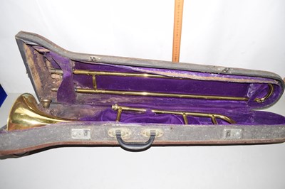 Lot 149 - A Chinese Skylark trombone with case