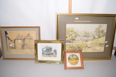 Lot 156 - Vera Robinson, watercolour study of an upland...