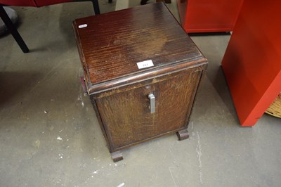 Lot 787 - OAK COAL PURDONIUM WITH CHROME HANDLES