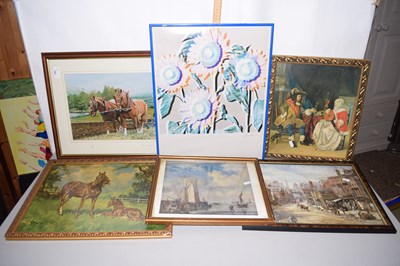 Lot 165 - Mixed Lot: Various framed pictures to include...