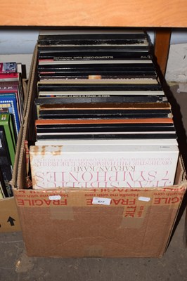 Lot 677 - Box of assorted LP's