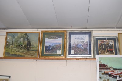 Lot 176 - A group of four modern coloured prints...
