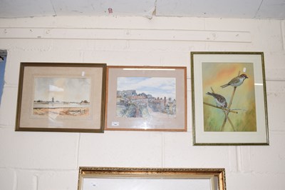 Lot 184 - Murr study of a river scene with windmill...