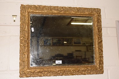 Lot 185 - A wall mirror in gilt finish frame
