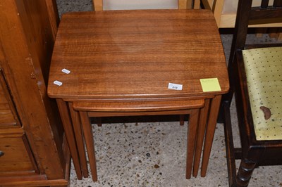 Lot 212 - A nest of three retro mid Century tables