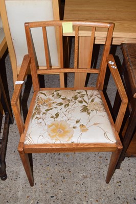 Lot 214 - An early 20th Century carver chair with floral...