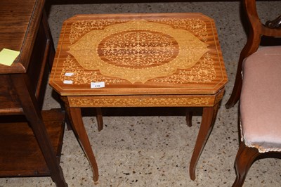 Lot 216 - A 20th Century inlaid musical sewing box