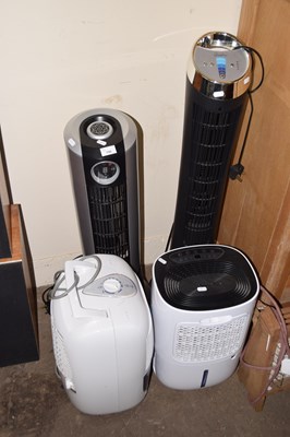 Lot 706 - Quantity of fans and a dehumidifier?