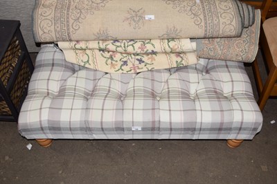 Lot 740 - An upholstered footstool