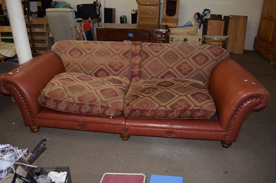 Lot 766 - A large sofa