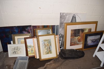 Lot 848 - Quantity of assorted pictures and prints