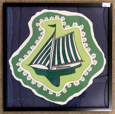 Lot 90 - Grayson Perry (b.1960), Sailing ship screen...