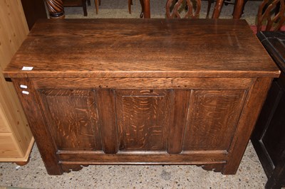 Lot 238 - An oak coffer