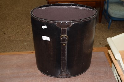 Lot 243 - A faux leather bin