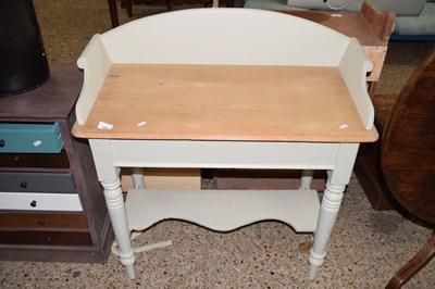 Lot 244 - Cream painted wash stand