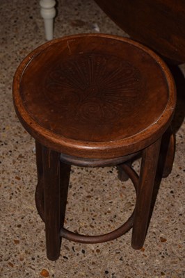 Lot 248 - Bent wood stool