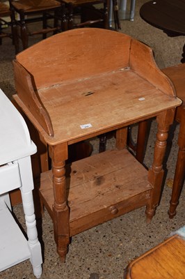 Lot 254 - Pine wash stand