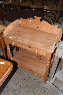 Lot 256 - Pine wash stand
