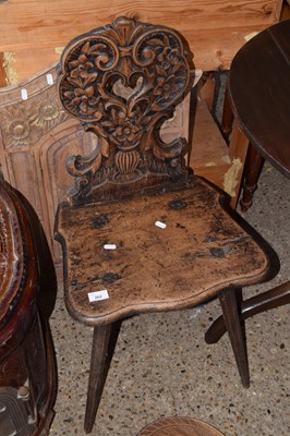 Lot 262 - Hall chair