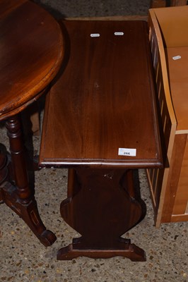 Lot 266 - Magazine rack/table