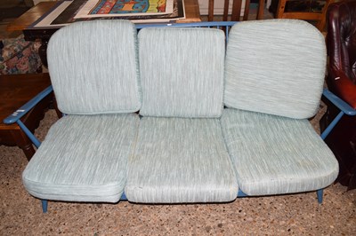 Lot 275 - A painted Ercol style three seater sofa