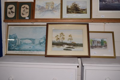 Lot 294 - Group of pictures and prints to include a...