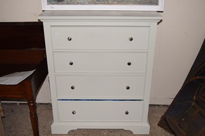 Lot 303 - Painted chest of drawers