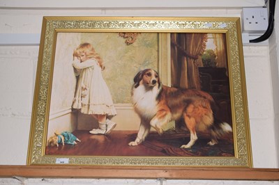 Lot 169 - Reproduction print in gilt frame