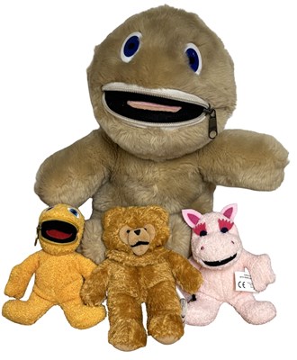 Lot 395 - A vintage St Michael plush Zippy toy, together...