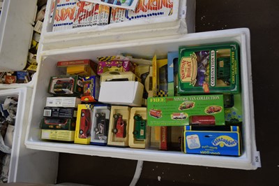 Lot 826 - LARGE BOX VARIOUS BOXED TOY VEHICLES