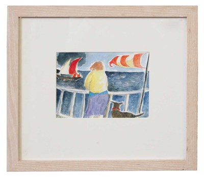 Lot 117 - Tessa Newcomb (b.1955), Looking out to sea,...